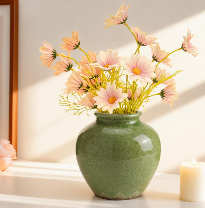 Vintage Terracotta Vase – Bohemian Style Home Decor